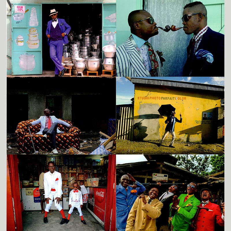 「サプール(SAPEUR)」ポストカードセット(Black)