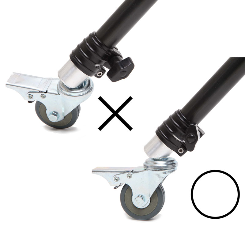 ライトスタンド用キャスターM（3個1組）