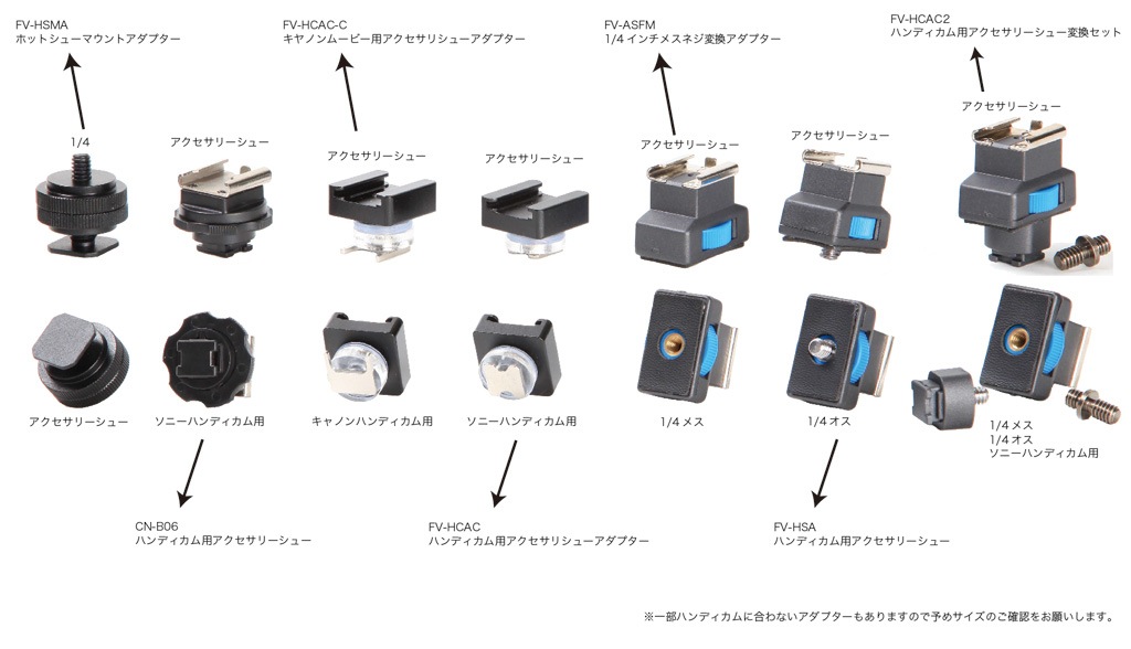 ホットシューマウントアダプター