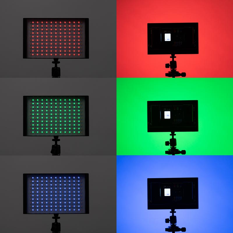 撮影用LED_RGB&色温度調光可能