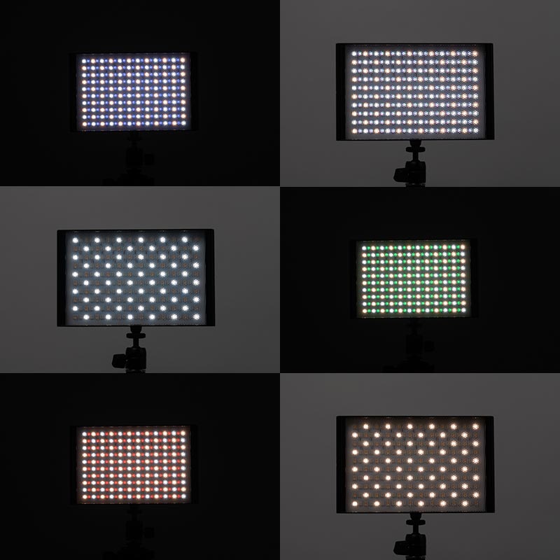 撮影用LED_RGB&色温度調光可能