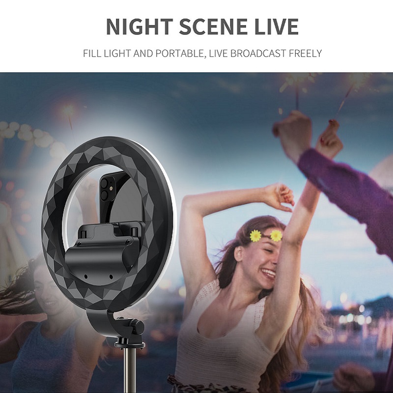 自撮りの味方「セルカライト（マットブラック）」 / プロ機材ドット