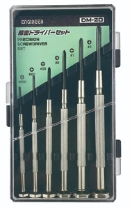 精密ドライバーセット 6本セット DM-20 エンジニア | ドライバーセット 