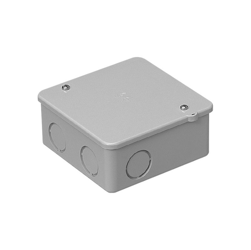 PVKボックス 中形四角 浅型 グレー PVK-AN1 未来工業 | その他 | 電動