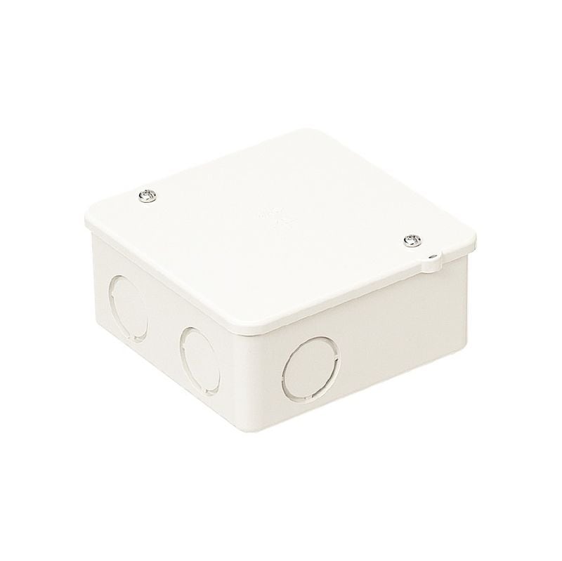 PVKボックス 中形四角 浅型 ミルキーホワイト PVK-AN1M 未来工業