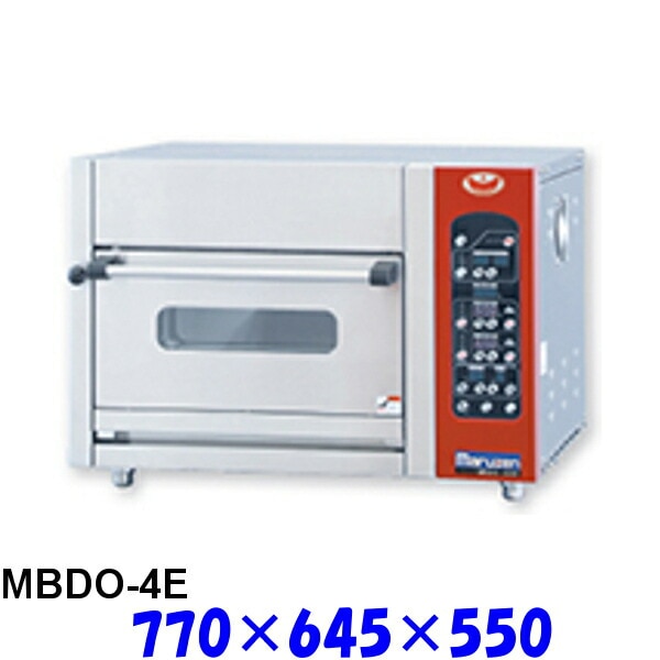 フジサワ・マルゼン ベイカーシェフ ミニ・デッキオーブン MBDO-4E スタンダードタイプ （炉床鉄板,加湿装置なし）