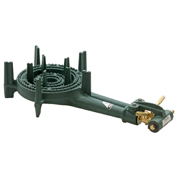 タチバナ 鋳物ガスコンロ TS-210 バーナーのみ 二重羽根なし・種火なし