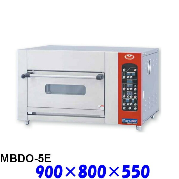 フジサワ・マルゼン ベイカーシェフ ミニ・デッキオーブン MBDO-5E スタンダードタイプ （炉床鉄板,加湿装置なし）