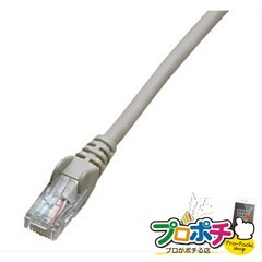【法人様・個人事業主様限定】【メーカー直送】ネットワークパッチケーブル 1本入り LANケーブル LANケーブル [LCAT5E-S01GY] ジェフコム jefcom