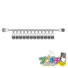 【法人様・個人事業主様限定】【メーカー直送】LEDソフトネオン ベース 1個入り LEDイルミネーション ロッド点滅灯（LED）40mmピッチ [PR-E3-BV] ジェフコム jefcom