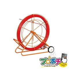 【法人様・個人事業主様限定】【メーカー直送】ファイバーレッドライン 1台入り 地中線工具 FRPリール式 [RG-0610RS] ジェフコム jefcom