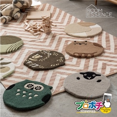 【メーカー直送】アニマルシートクッション FAB-012A（猫） FAB-012B（梟） FAB-012C（羊） FAB-012D（熊）アニマル柄 ふわふわ 個性的 癒し 東谷