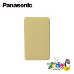 Panasonic WN6091Y 10個セット モダンカバープレート 取付枠付 ダークベージュ パナソニック 【法人様限定】