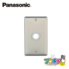 Panasonic WN7561 10個セット フルコート加工 新金属 大穴電話線プレート 取付枠付 パナソニック 【法人様限定】