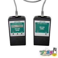 【法人様・個人事業主様限定】【メーカー直送】LANケーブルチェッカー [LEC-910] 小型モニター取付用 ジェフコム jefcom