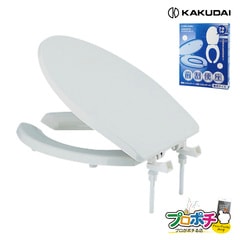 【取寄品】233-816 前割便座 ホワイト 洋式便座 普通便座 標準・大型 エロンゲート兼用 前丸タイプ 取替  カクダイ KAKUDAI