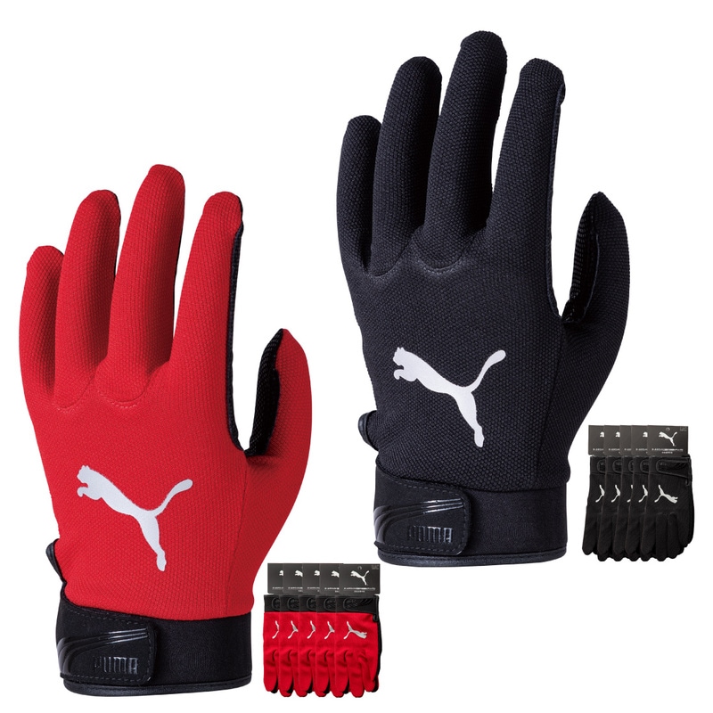 【取寄品】 CM-6001 合成皮革手袋 同色5双 手首ベルト M～LL ワークグローブ PUMA