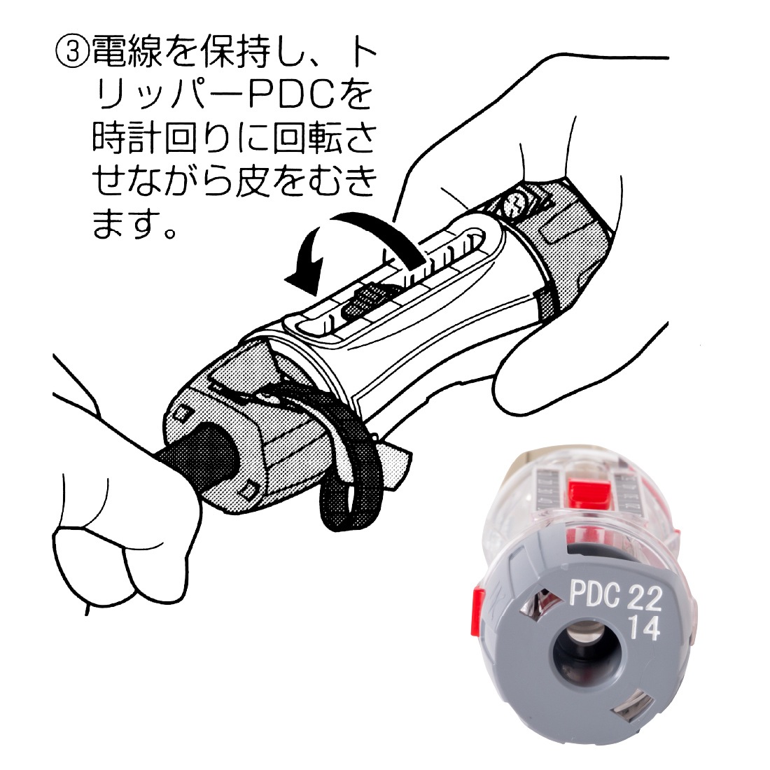 即配】未来工業 TOR-PD1S トリッパーPDC PDC電線専用 6600V高圧引下用