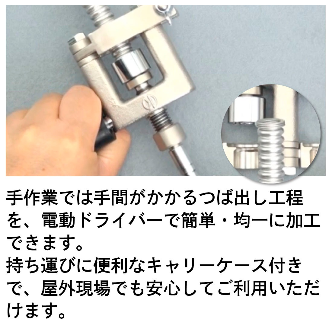 取寄品】 カクダイ フレキパイプつば出し工具 600-005-20 インパクト
