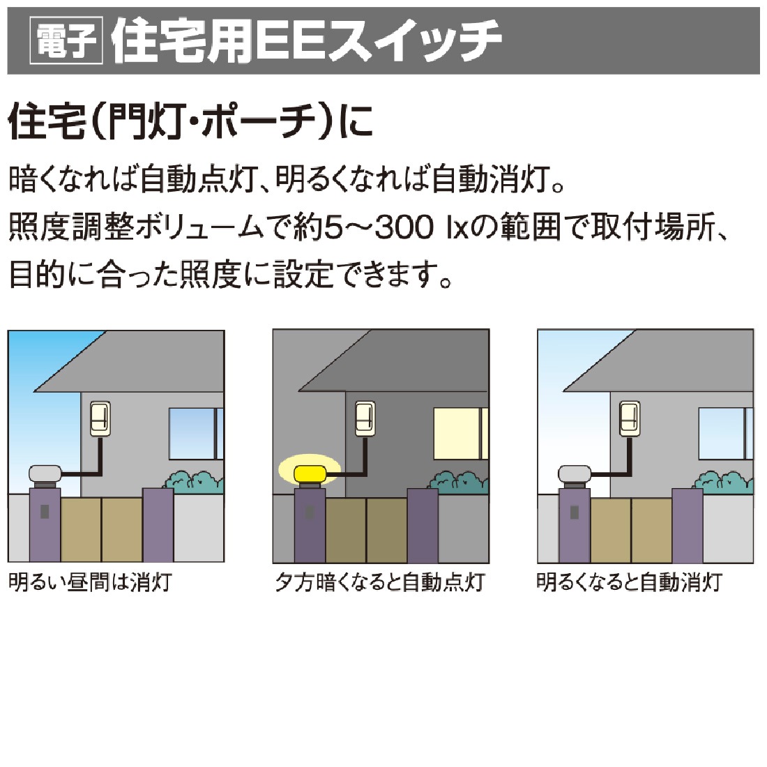 提携倉庫発送・法人様限定】EE44139 [電子]住宅用EEスイッチ