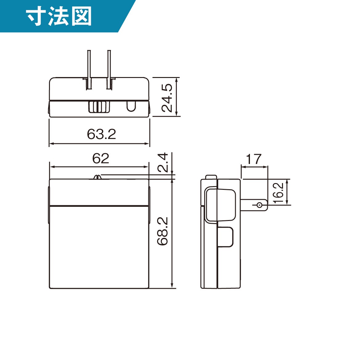 Panasonic WTF40944W 埋込ホーム保安灯専用埋込コンセント ホワイト