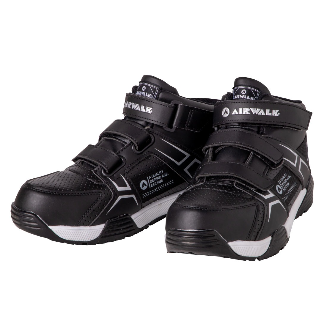 即配】 安全靴 ベルトライン AW-970/ブラック AW-980/ホワイト 3本