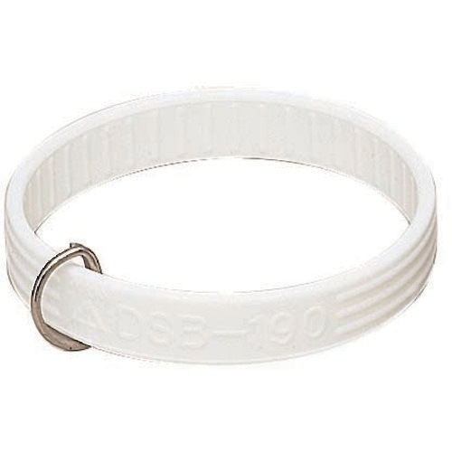 即配】電工シリコンバンド 工具落下防止用 リストバンド シリコン製 白