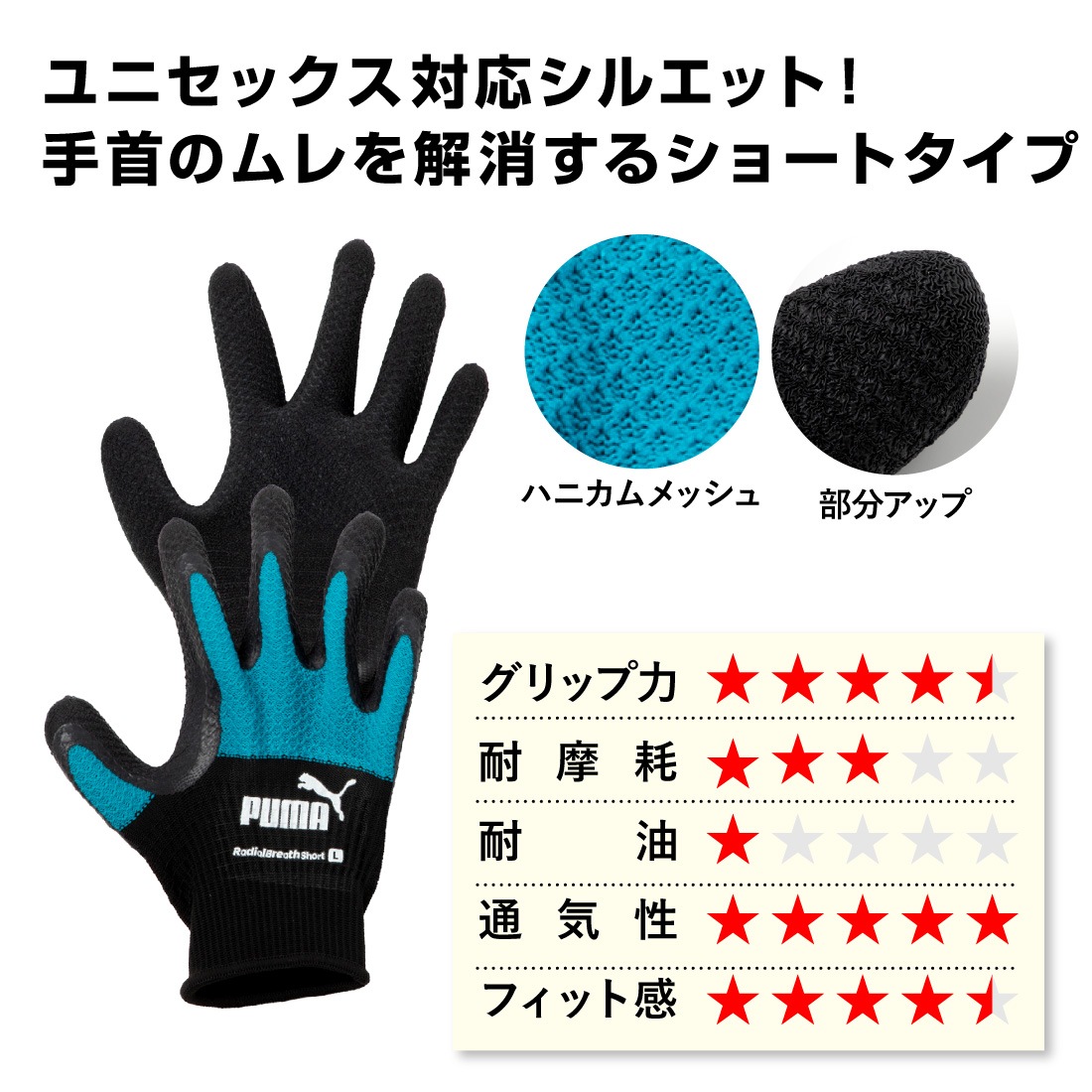 取寄品】 PG-1335 ラジアルブレス ショート丈 10双セット 蒸れにくい