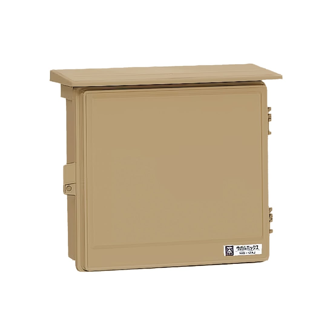 取寄品】 WB-12 ウオルボックス 屋根付 ヨコ型 防雨ボックス 7色 木板