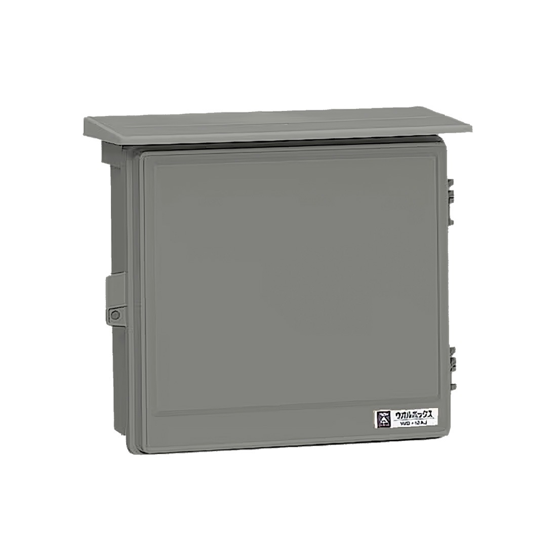 取寄品】 WB-12 ウオルボックス 屋根付 ヨコ型 防雨ボックス 7色 木板