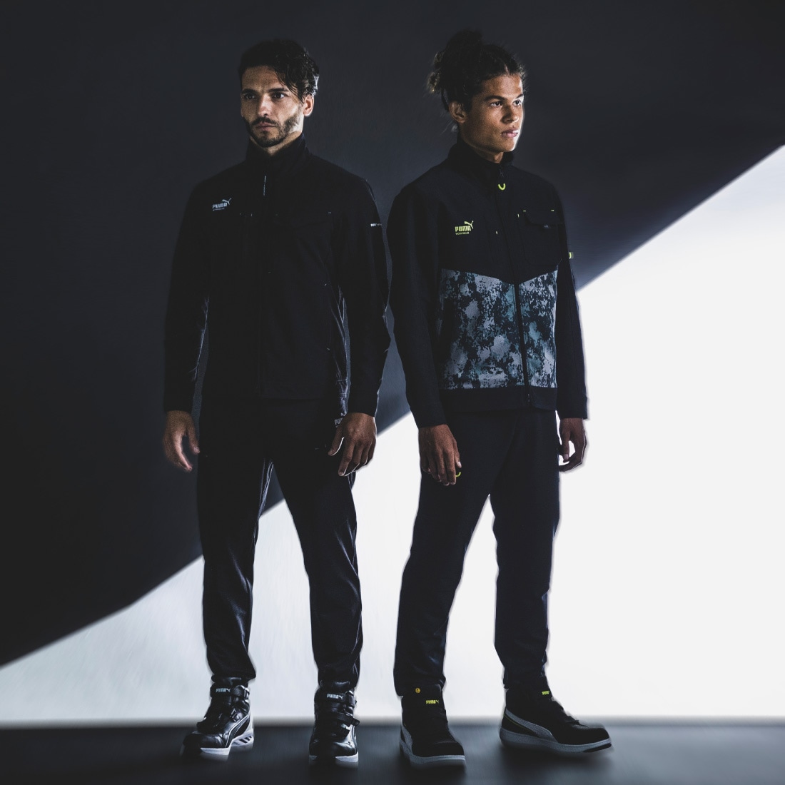 即配】作業ウェアPUMA 上下セット PW-3011A/PW-3015A ワークジャケット