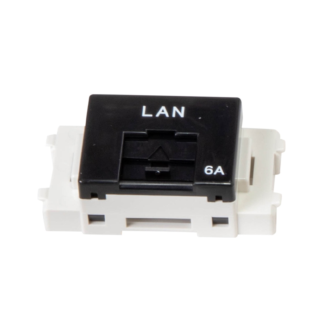 LANモジュラージャック LWU-110-6A 10個入り 即配】LWU-110-6A 10個/1箱 CAT6A単線LAN対応 埋込LANコンセント 110