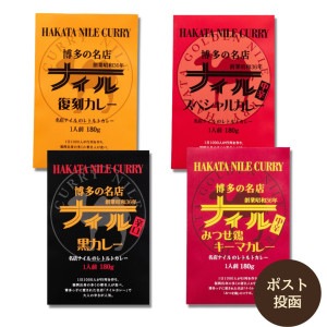 博多ナイルカレー レトルトカレー 4種食べ比べセット