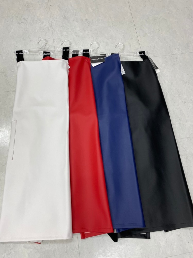 P000 【日本製】レザー ビニールエプロン　タスキ