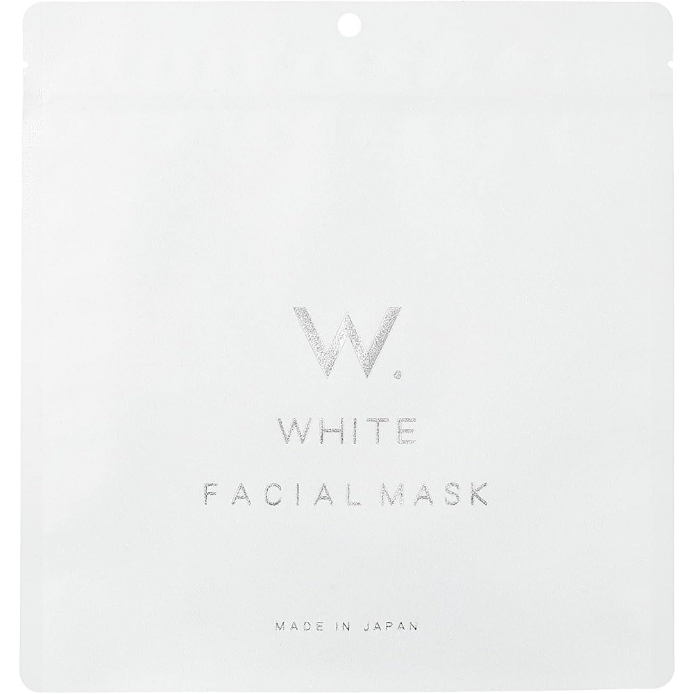 P027 W. ホワイト フェイシャルマスク 30枚入 ×50個