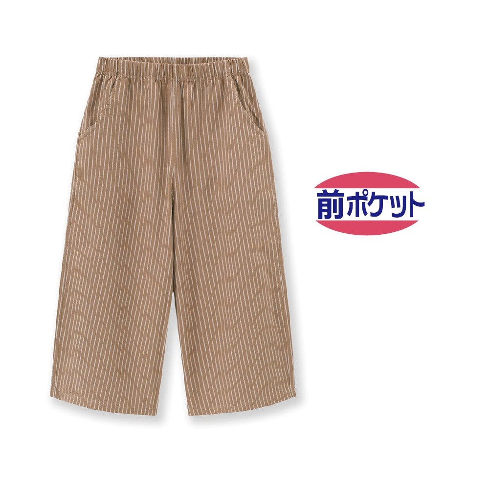 P000 JB-134 ストライプフレアーパンツ(4525-706/707)10本組