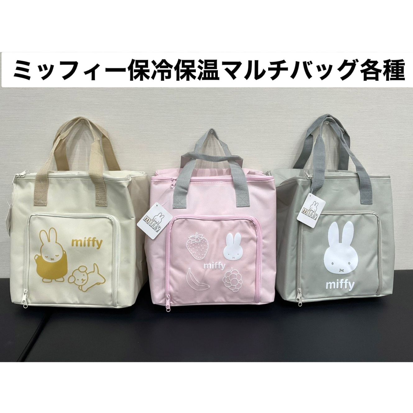 P000  ミッフィー保冷保温マルチバッグ（48-miffybag）