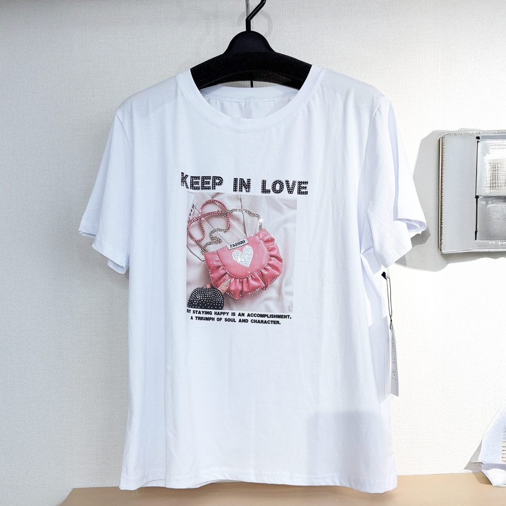 P000【SOLDYLAN】ハピス付き転写Pt Tシャツ 6柄組（F5-25554）