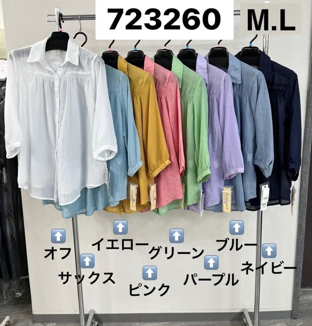 P000  シースルーシャツ（48-723260）