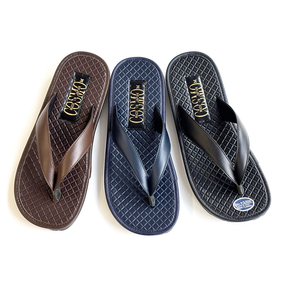 P000 【日本製】【特価】 紳士鼻緒サンダル10足組（CSM-711）