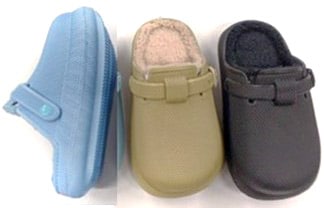 P000  婦人 ボア付きEVAサンダル (8517)12枚組 