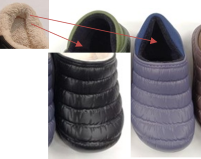 P000  婦人 ボア付きEVAサンダル (8781)24枚組 