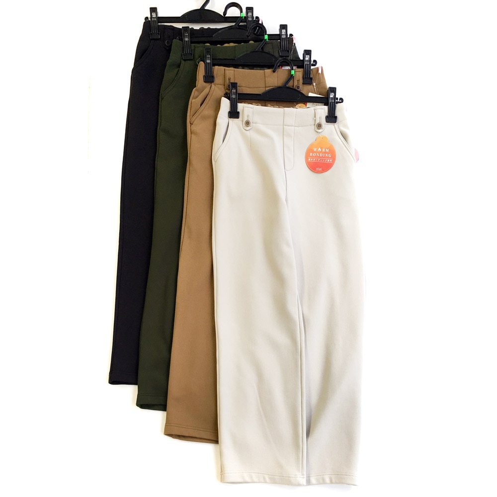 P000 裏シャギー ボンティング素材パンツ(54-2729)