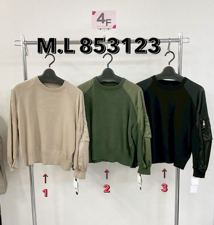 P000 異素材切替プルオーバー（48-853123）