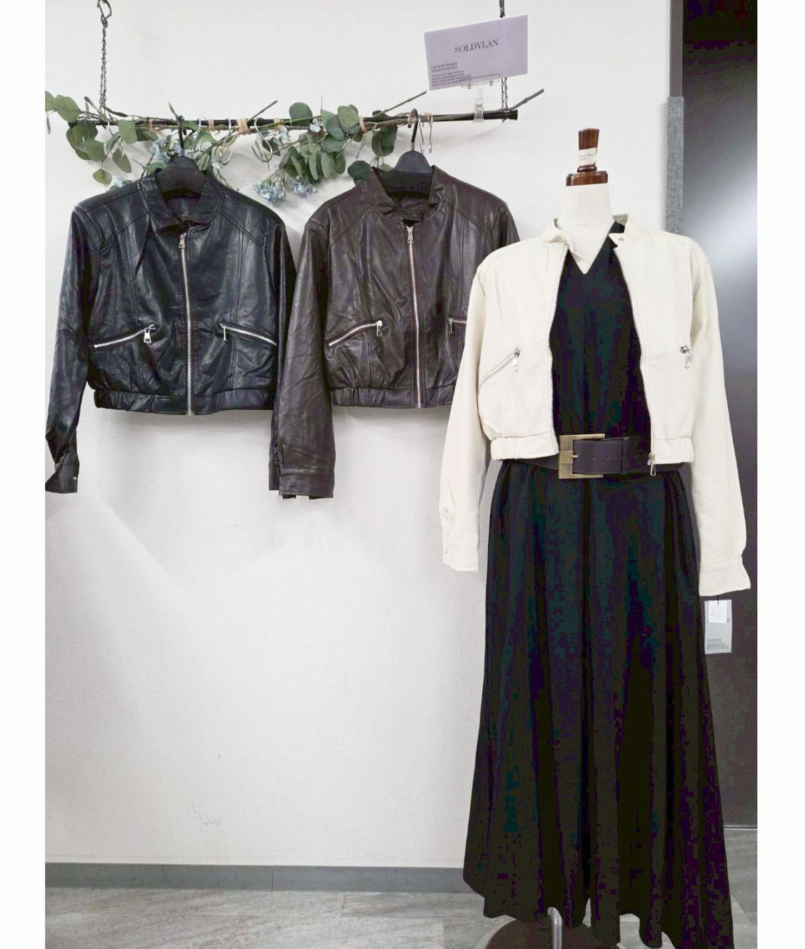 P000  【値下げ】【SOLDYLAN】フェイクレザージャケット（F2KA-A20121）