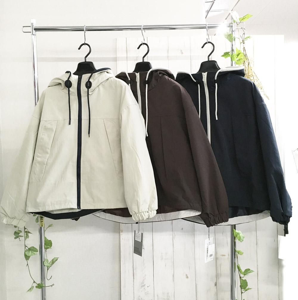 P000  【SOLDYLAN】配色切り替えフード付きジャンバー（F5-25934）