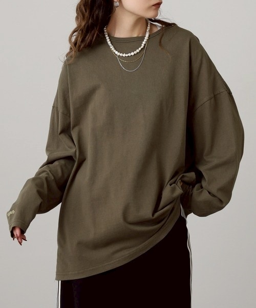 P000  【取寄せ】オーバーサイズロンT（F2TK-Am68）