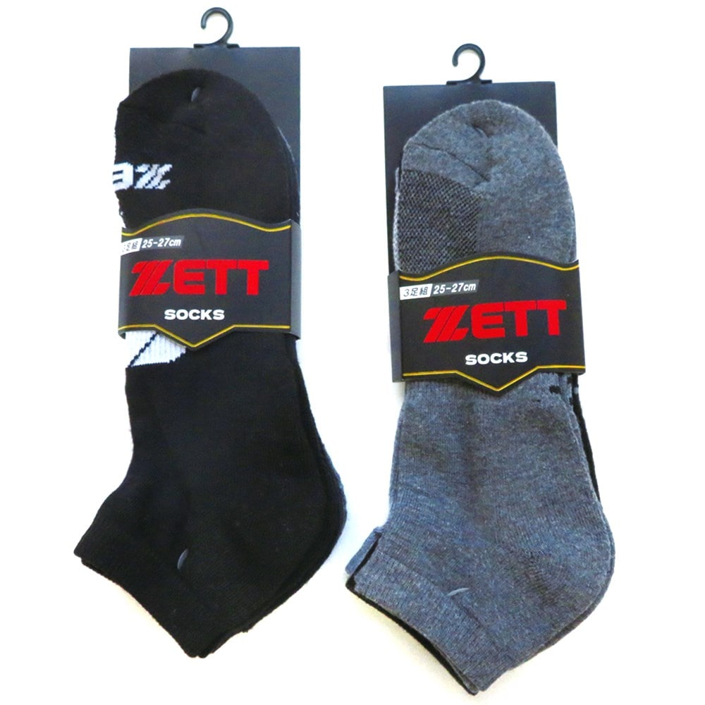 P001 DM-26191 紳士ＺＥＴＴ３足組スニーカーソックス ×30入