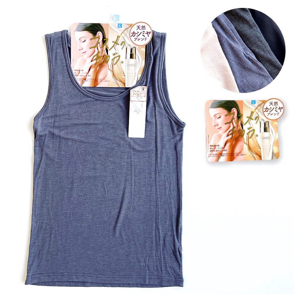 P001 DM-30329 婦人コスメカシミヤ入りＡＲベア天タンクトップ ×20入