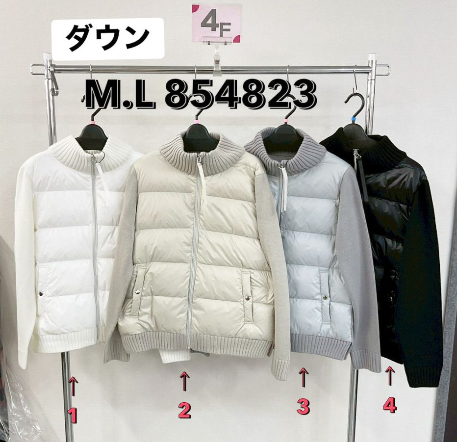 P000  【値下げ】スリーブニットダウンジャケット（48-854823）